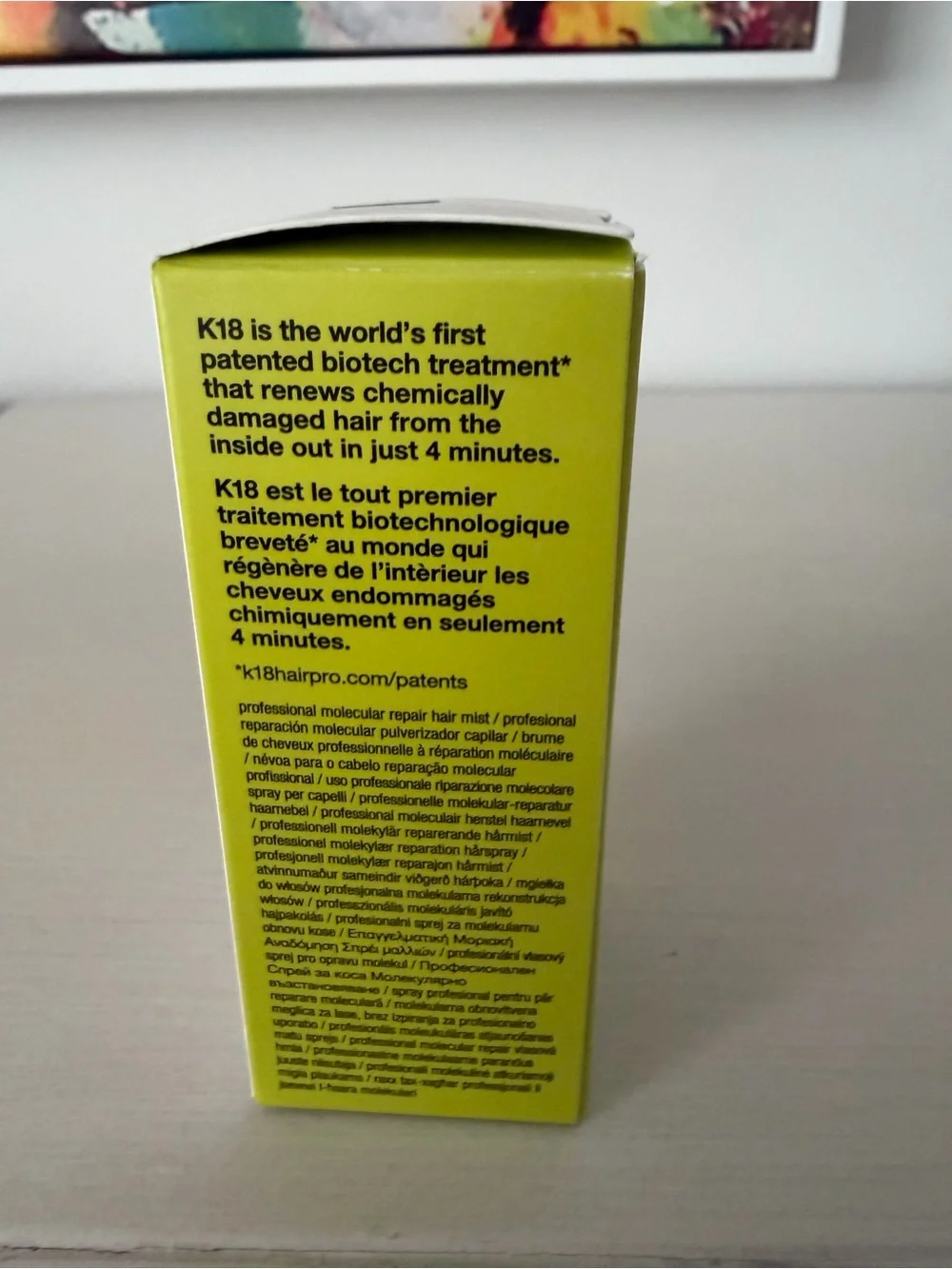 K18 Professional Molecular Repair Hair Mist — brand new in box 30ml